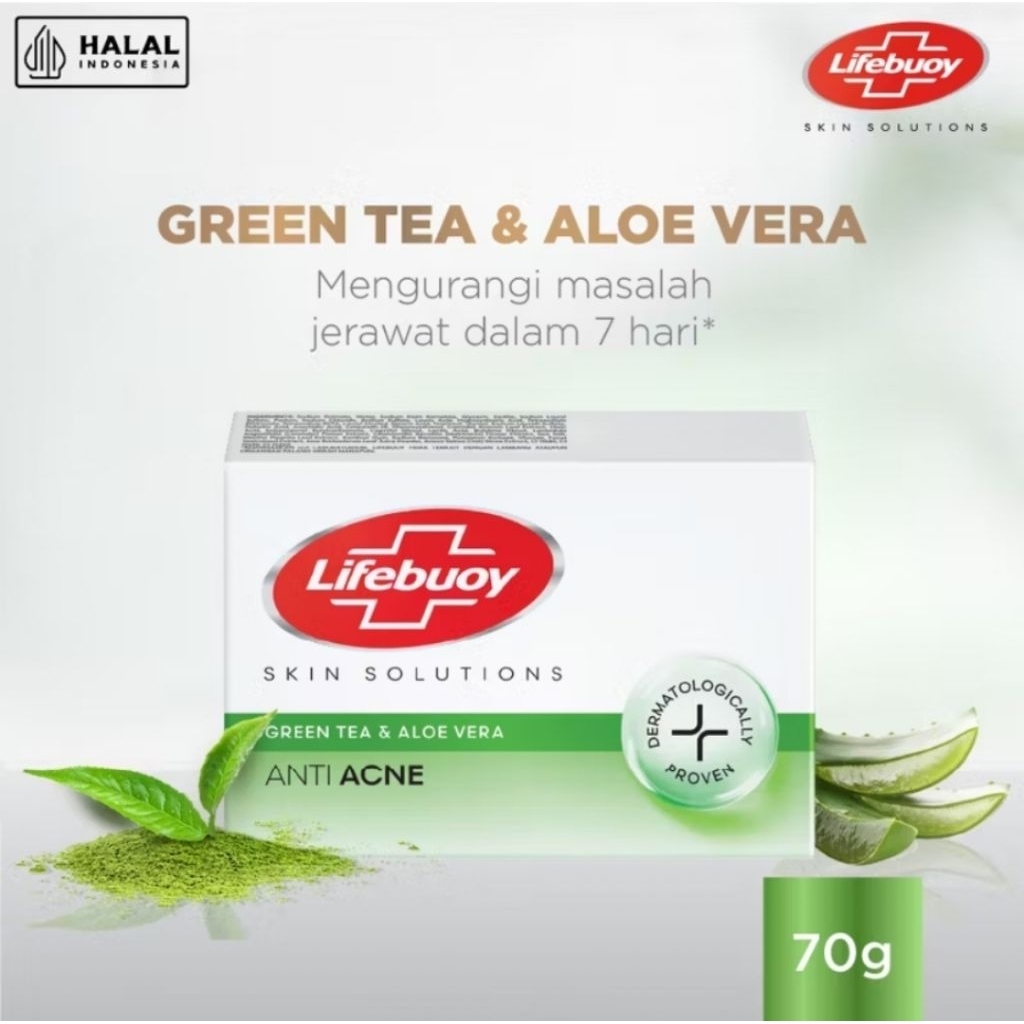 Lifebuoy Sabun Batang Bar Soap Matcha Green Tea Japanese Shiso 70g