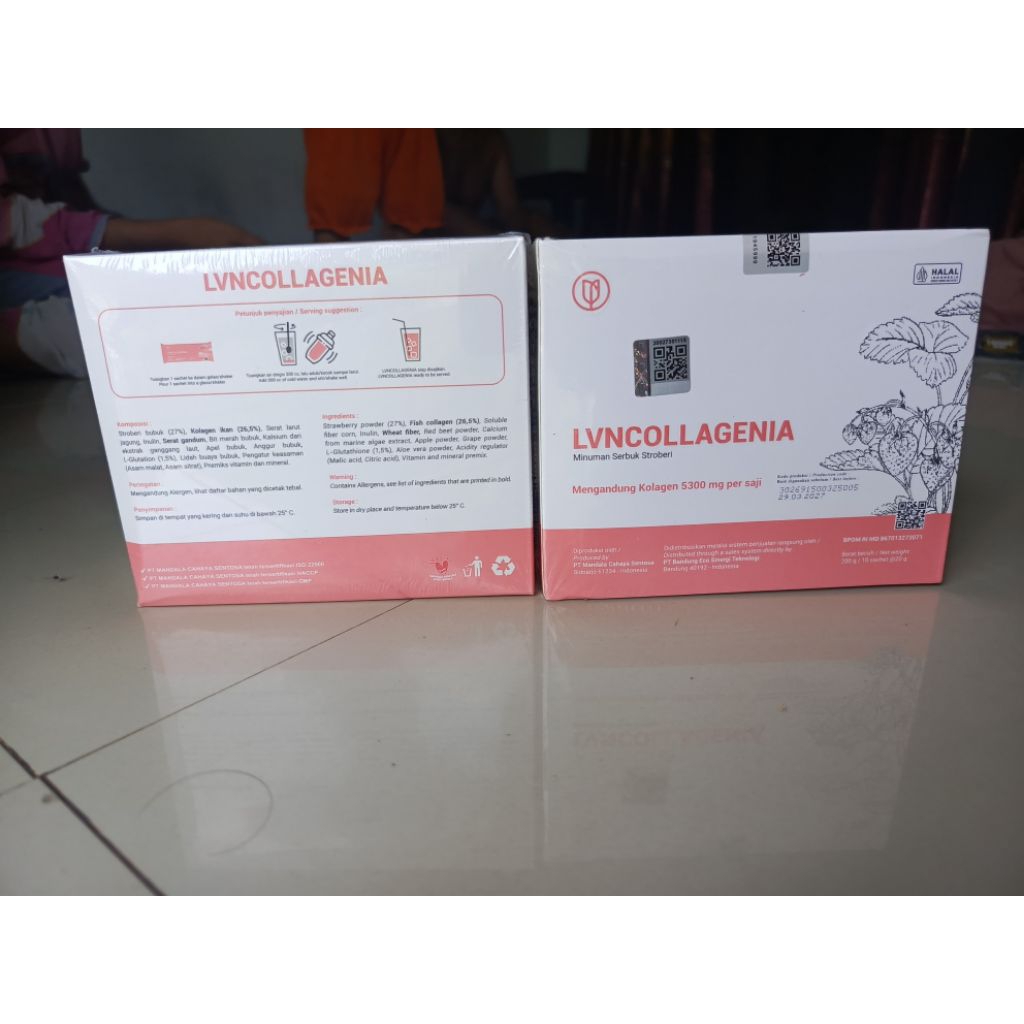 paket hemat 5 box lvn collagenia original 100%