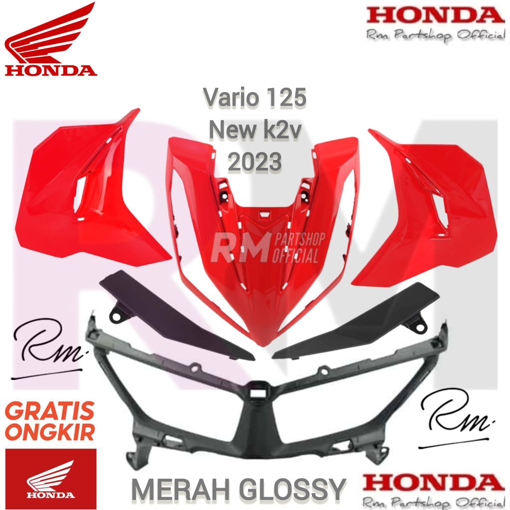 cover body halus vario 125 new k2v merah glosy