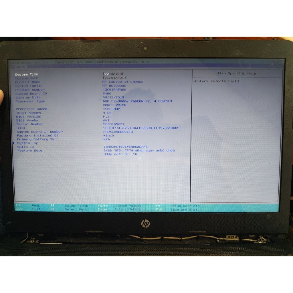 Motherboard HP 14 CM AMD E2