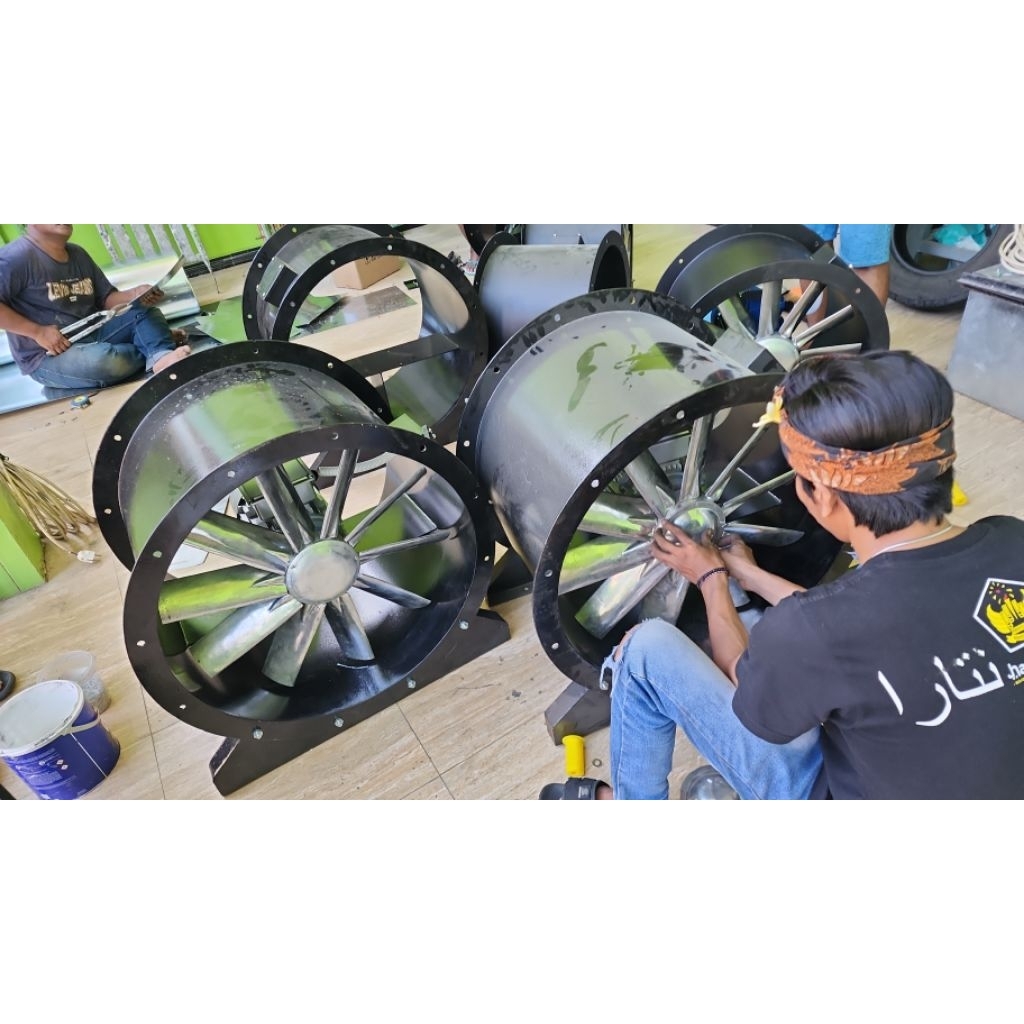 axial fan 26 inch 3 kw 380 volt untuk MBG