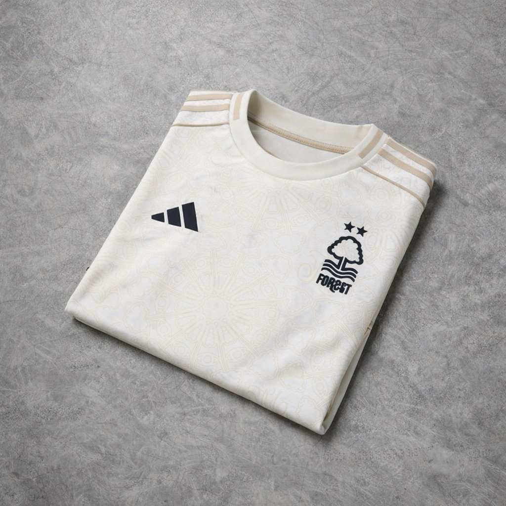 Nottingham Forest FC Away 25/26 Jersey | Retro | Vintage Edition | Jersey Bola | Authentic Jersey | 