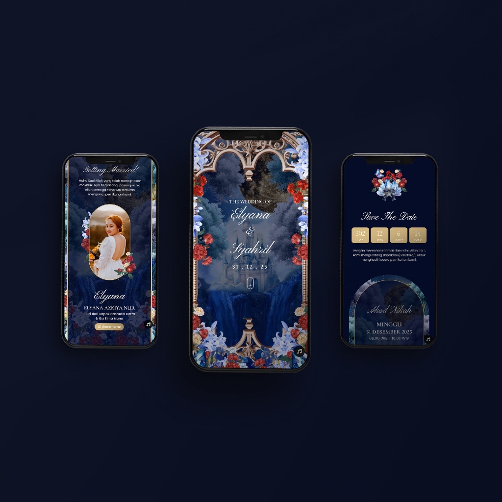 Undangan Digital 3D | Wedding Invitation Online | Aesthetic Motion|Undangan Digital Website Pernikah