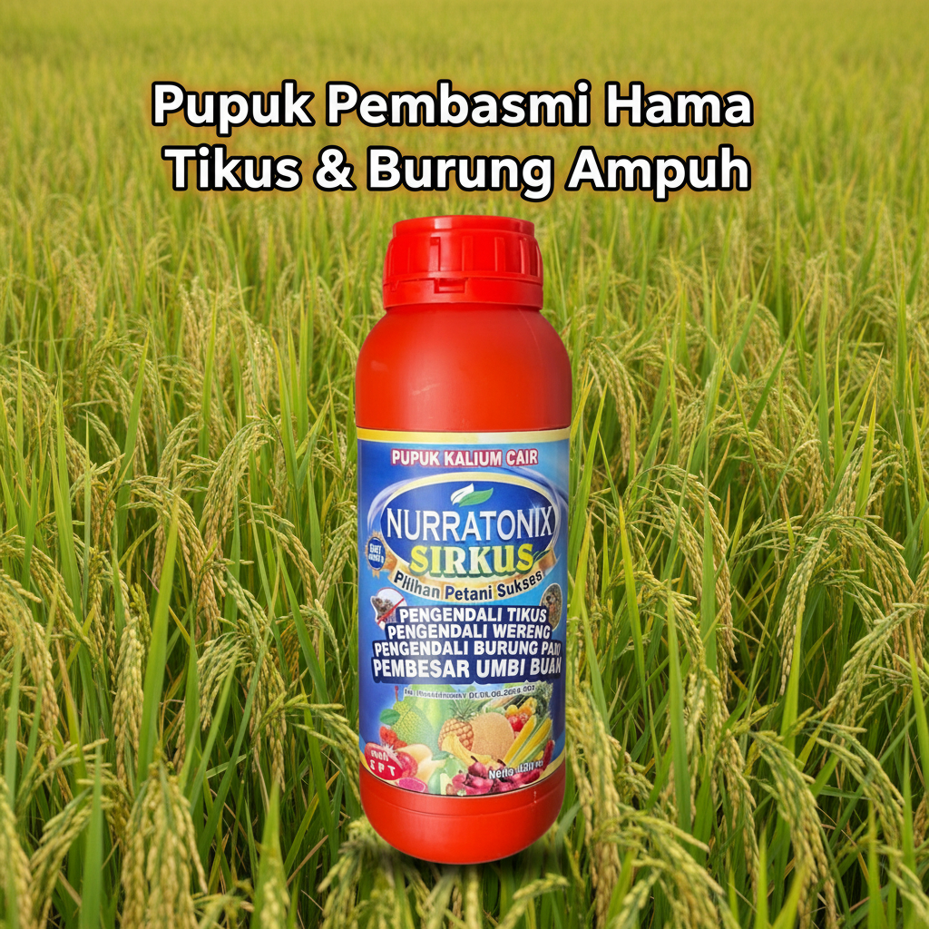 PROMO NURRATONIX SIRKUS Pembasmi Tikus Paling GILA Ampuh | Usir & Basmi Tikus Sawah, Gudang, Rumah |