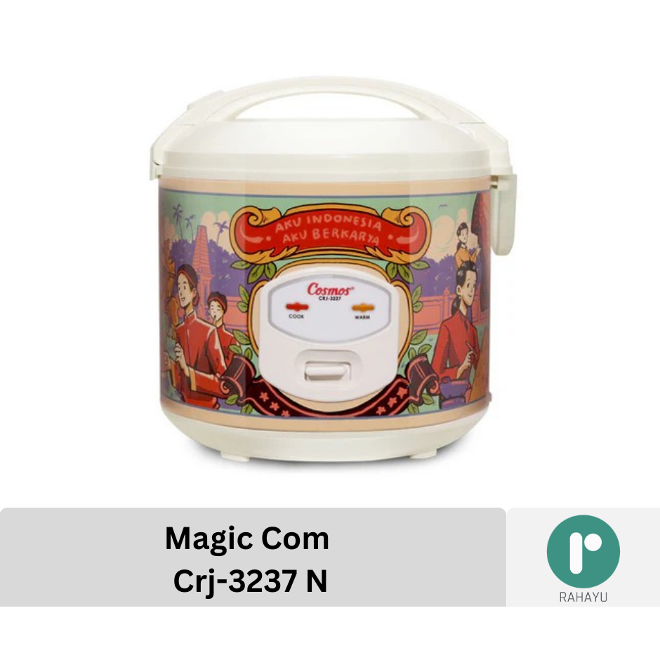 Cosmos Rice Cooker Anti Lengket- Crj-3237 N /  Cosmos Magic Com Anti Lengket- Crj-3237 N