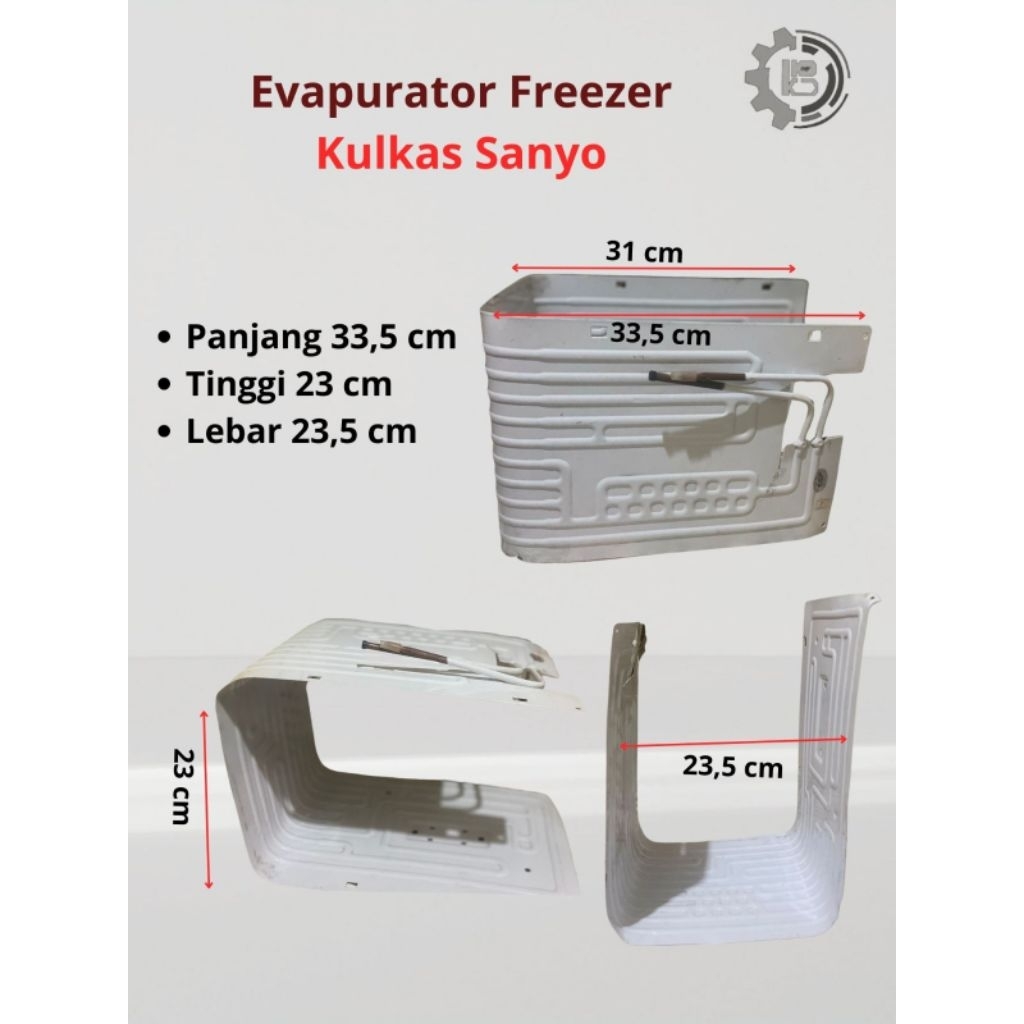 EVAPORATOR FREEZER KULKAS SANYO