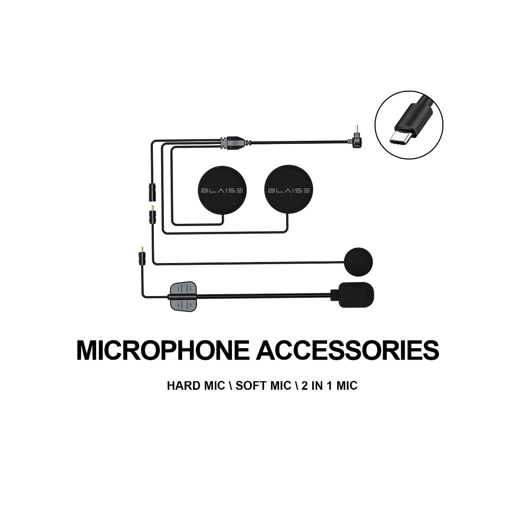 BLAISE Microphone / Base Intercom Helm All PRODUCT  Accessories helm intercom
