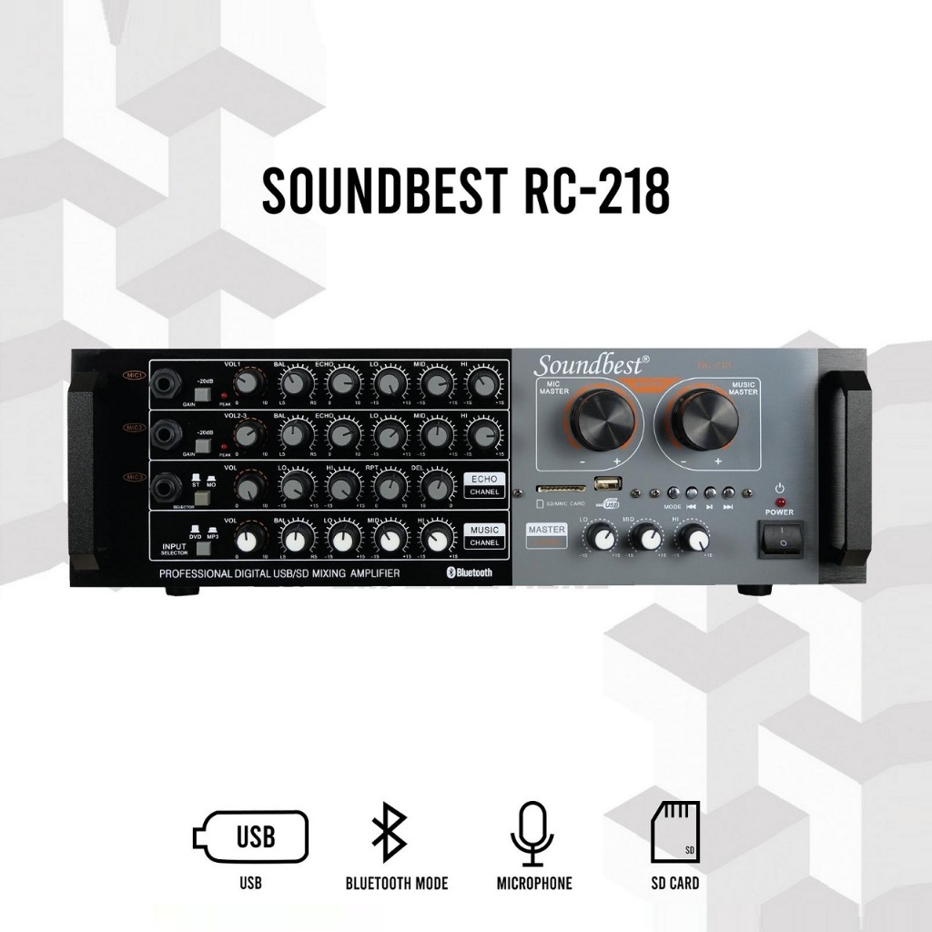 Power Amplifier SOUNDBEST RC218 RC 218 original