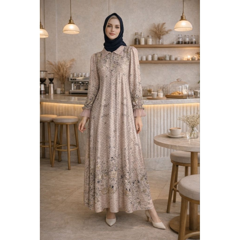 OutfitbyMeta Safiya Dress jaguard motif premium