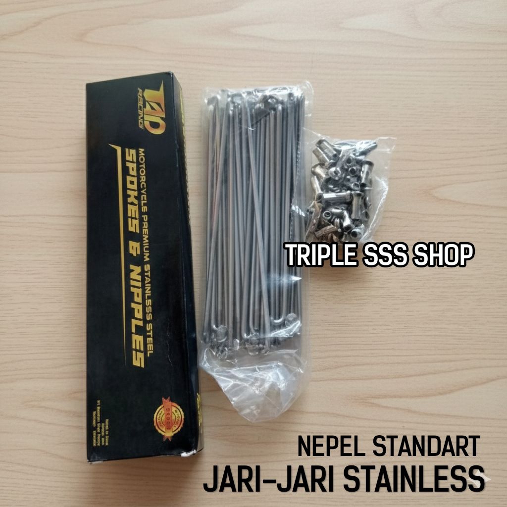 TAD STAINLESS JARI-JARI / RUJI NEPEL STANDAR DAN NEPEL BESAR BIG NIPPLES UKURAN 159 / 154 / 184 / 16