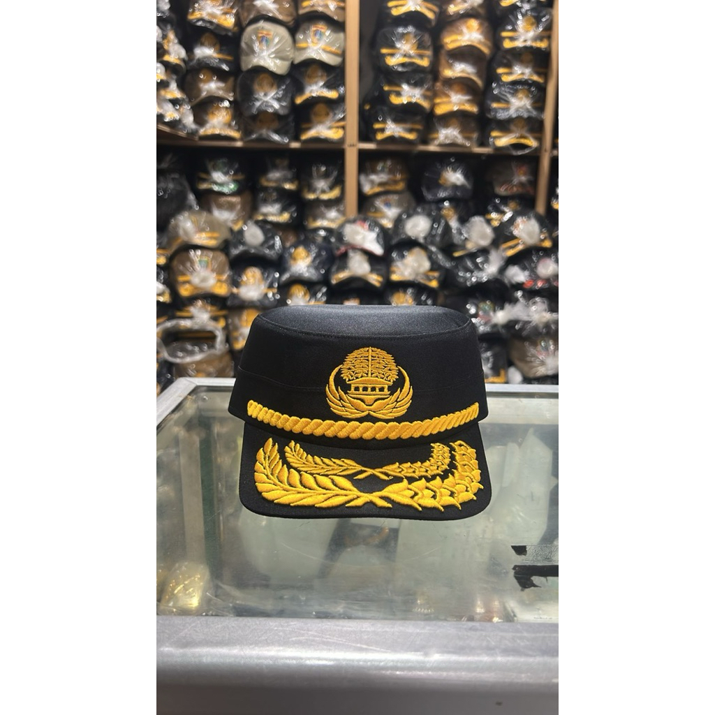 TOPI KOMANDO KORPRI / ASN (HITAM)