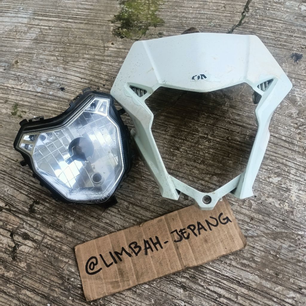 Headlamp Batok Set Lampu Reflektor Depan CRF 150 Original Second