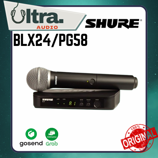 Shure BLX24/PG58 / BLX24PG58 / BLX 24 PG 58 Wireless Microphone ORIGINAL