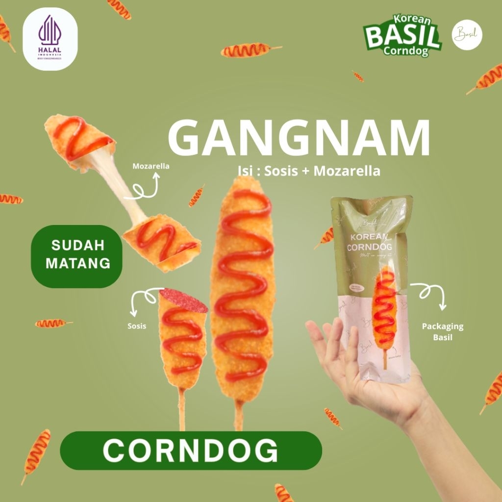 Gangnam Corndog | BASIL Korean Corndog | Corndog Frozen