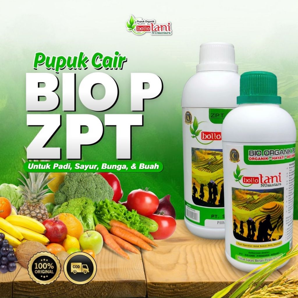 Pupuk Bolo Tani Nusantara Original Paket Pupuk Organik Buah dan Sayuran ZPT Pertumbuhan