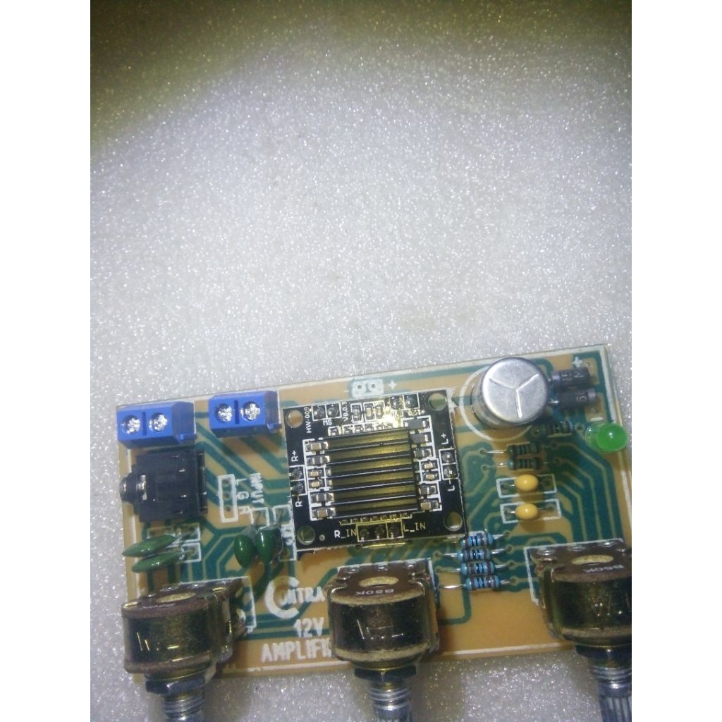 amplifier Stereo Pam8610 Modif.