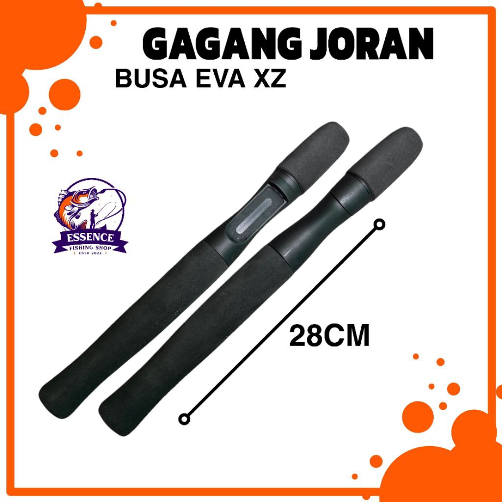 Gagang joran spon eva xz | handle joran custom bahan