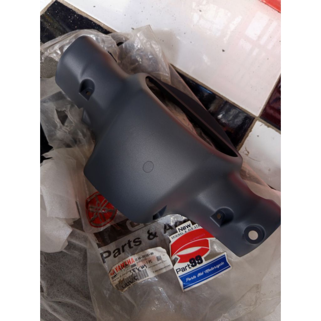 cover batok belakang abu hitam 5LW yamaha nouvo lele original