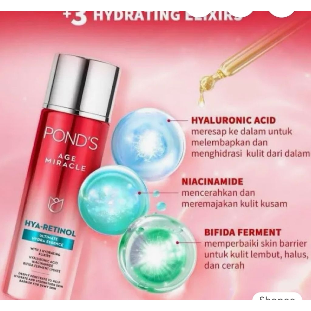 PONDS AGE MIRACLE HYA -RETINOL ULTIMATE HYDRA ESSENCE 100ml