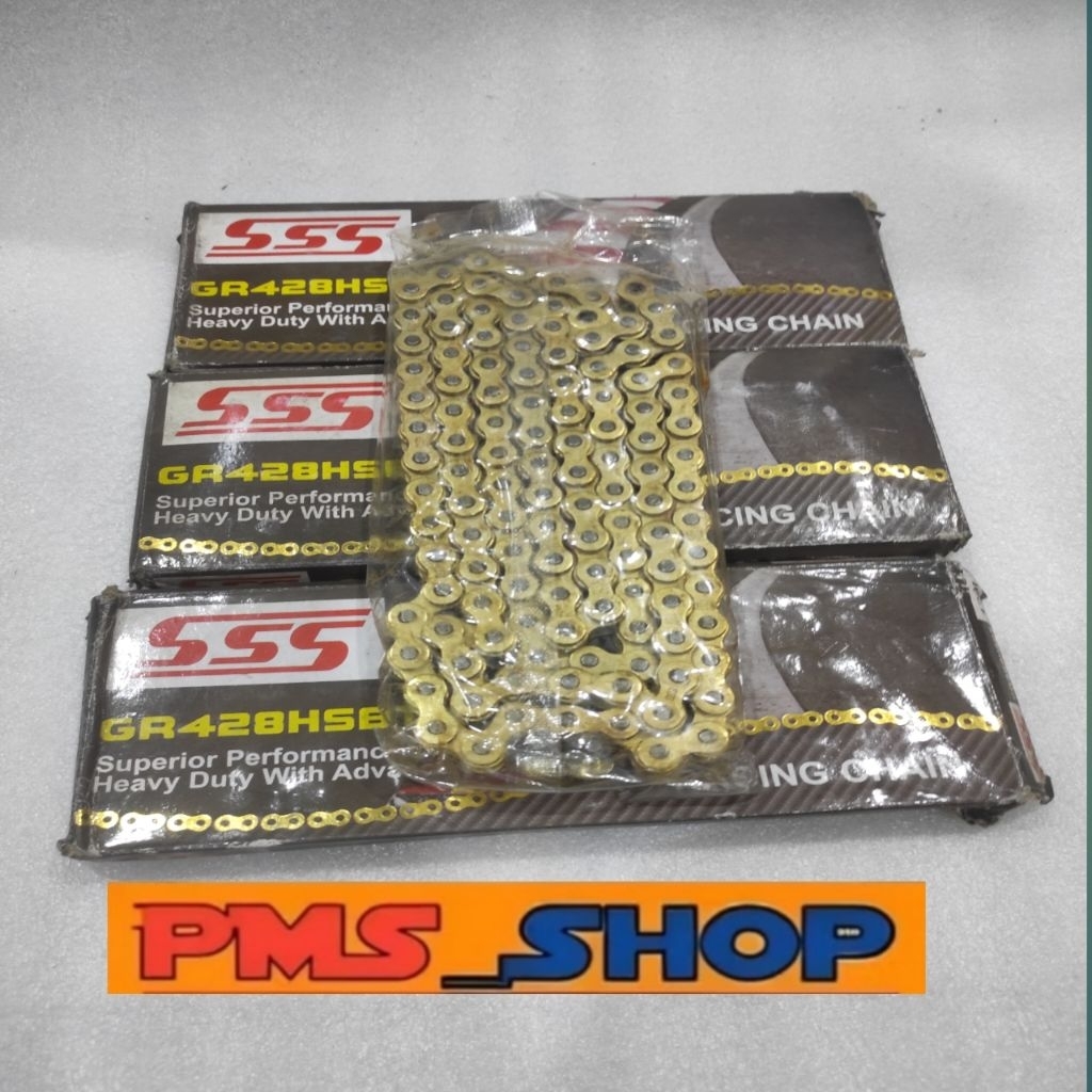 RANTAI SSS HSBT 428 110 120 130L RANTE TRIPLE S ORIGINAL TYPE HSBT NINJA 150 R/RR CB 150 CBR 150 VIX