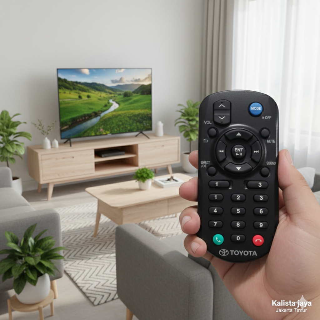 REMOTE REMOT DVD TAPE MOBIL TOYOTA P5600-0DA07 ORIGINAL ASLI