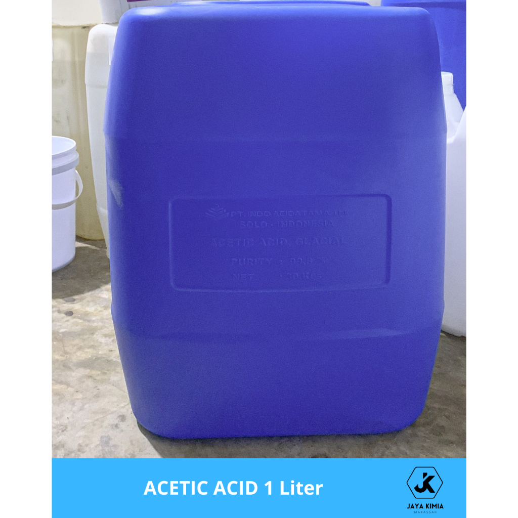 Acetid Acid 1 Liter/ Biang Cuka / Cuka Glasial / Vinegar Acetic / Cuka Dapur 99%
