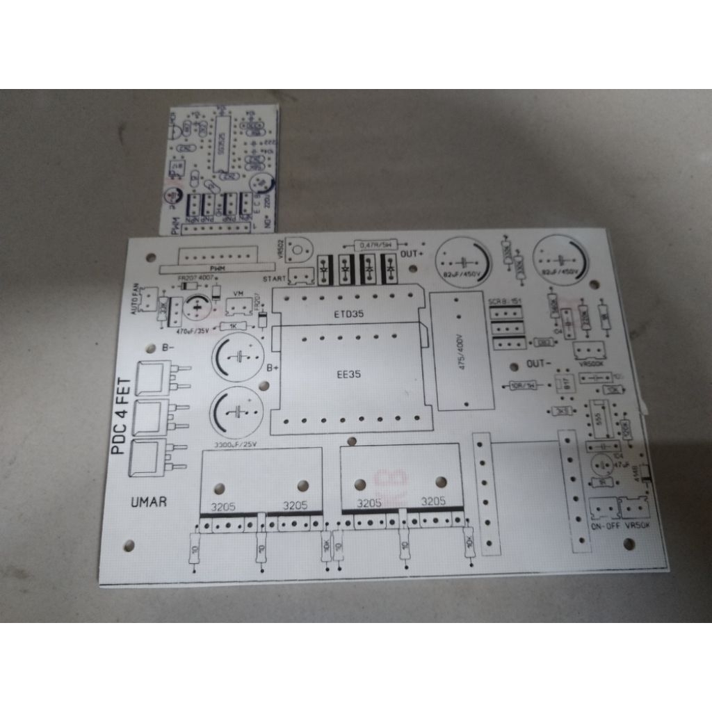 pcb pdc 4fet 500 watt