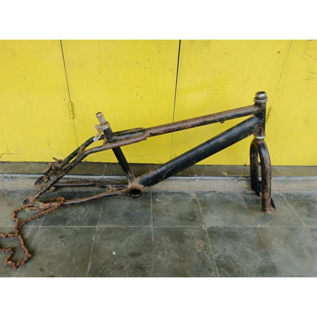 framefork sepeda bmx 20 wimcycle army second