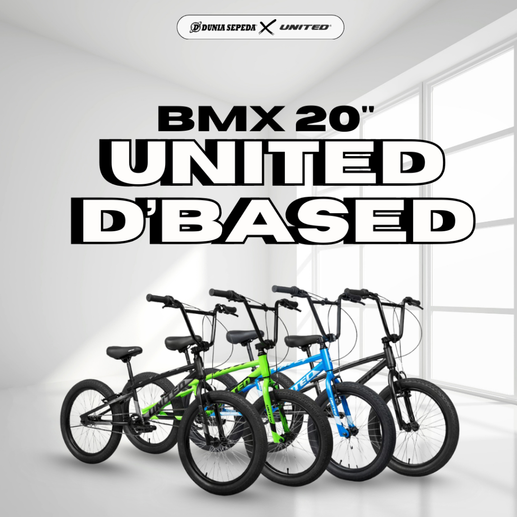 Sepeda Anak Laki BMX UNITED D BASED D'BASED 20 Inch / Sepeda BMX United D'Based 20 Inch
