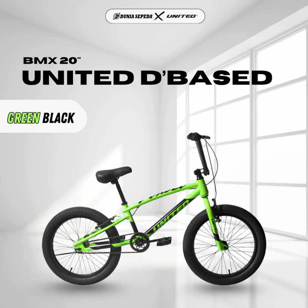 Sepeda Anak Laki BMX UNITED D BASED D'BASED 20 Inch / Sepeda BMX United D'Based 20 Inch