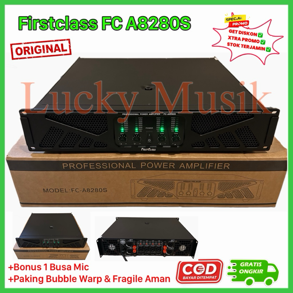 Power Firstclass 4 channel fc a8280S fca 8280S subwoofer fc 8280 power fc a8280