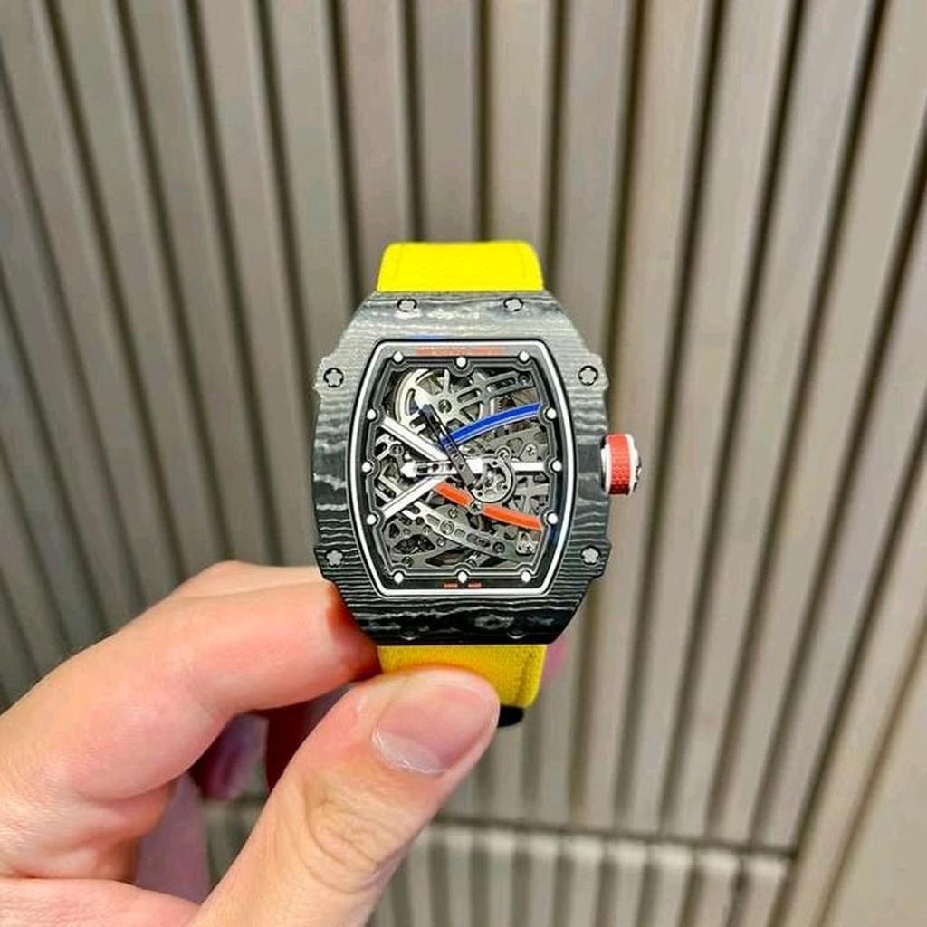 JAM TANGAN PRIA YELLOW RM 67-02 TOURBILLON ALEXIS PINTURAULT SWISS