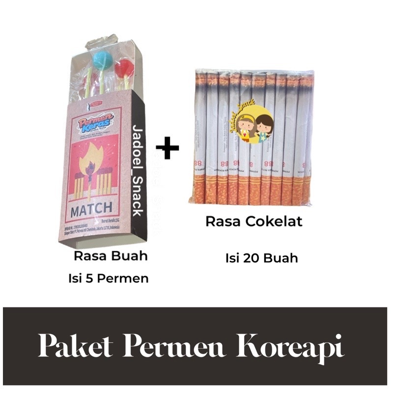 Permen Koreapi 15 Gr | Rasa Buah & Cokelat Unik | Permen Enak Lucu