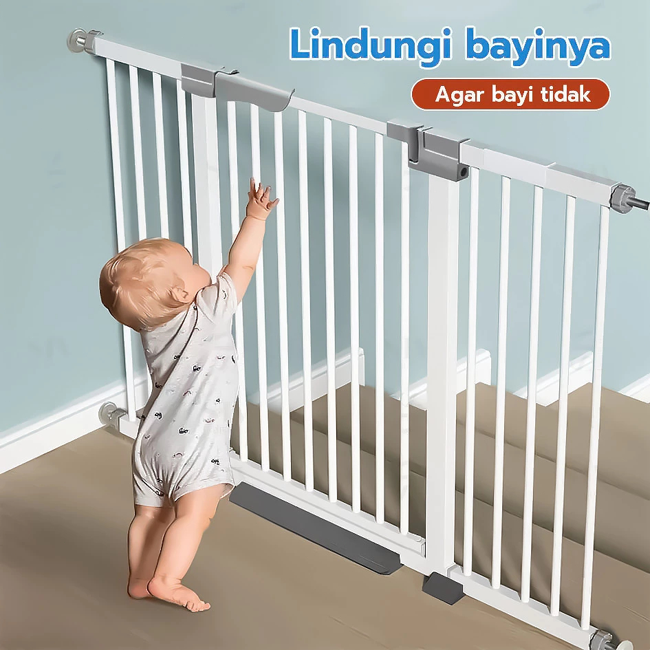 Pagar Pengaman Anak Multifungsi - Pagar Anti Jatuh Anak untuk Tangga & Pintu