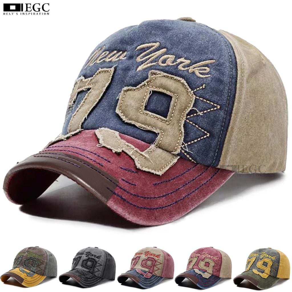 TOPI BASEBALL NEW YORK 79 / TOPI PRIA DAN WANITA /TOPI COTTON TEBAL - TPI-283