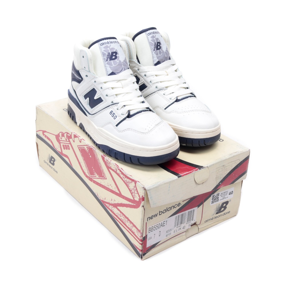 New Balance 650 Aime Leon Dore ALD White Black