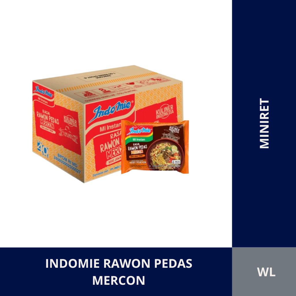 INDOMIE RAWON PEDAS MERCON 1 DUS