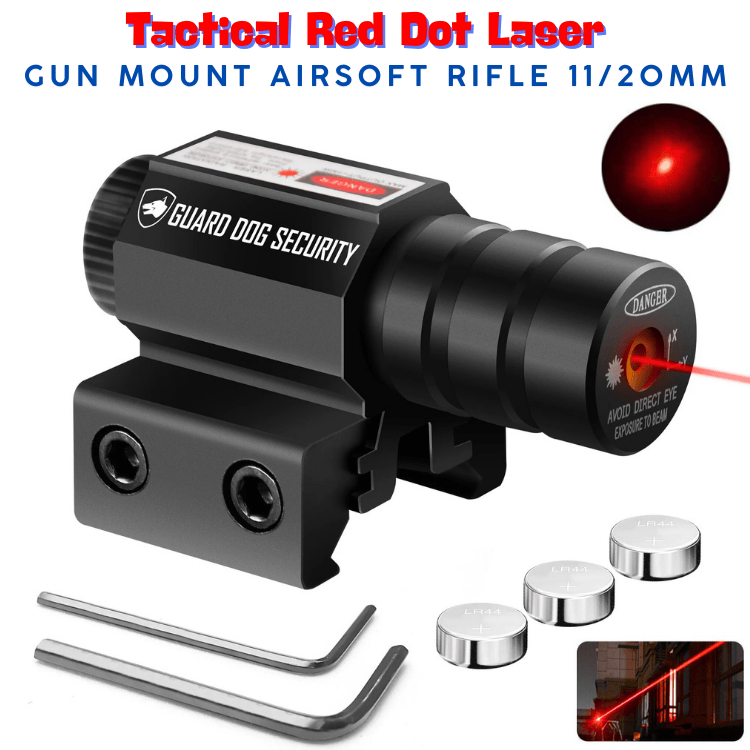 COD TaffLED Kekeran Laser Senapan Mini Merah Tembak Jarak Jauh Berburu Siang Malam 11/20mm HJ11