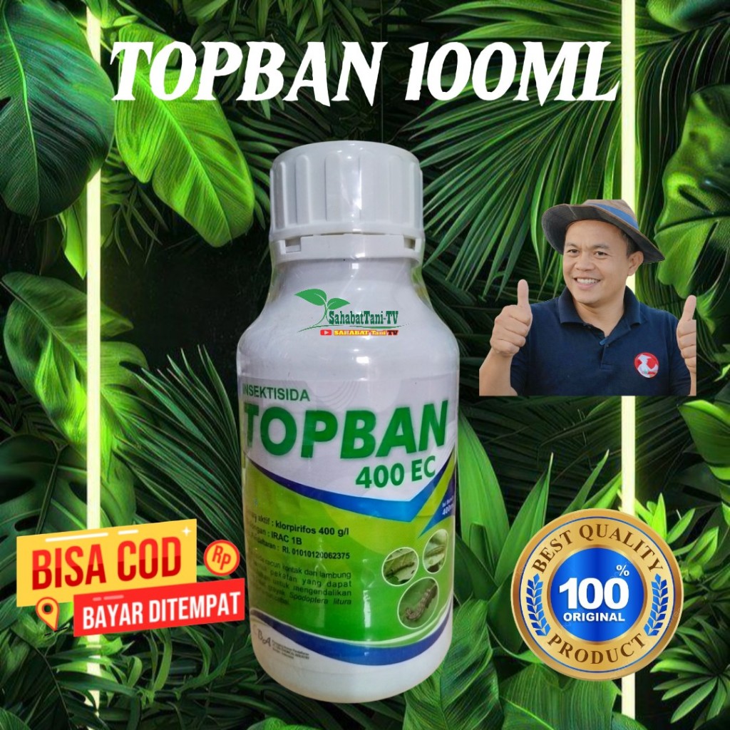 TOPBAN 400EC 100 ML INSEKTISIDA Ulat rayap