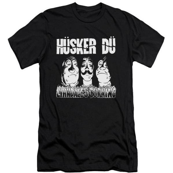 HUSKER DU LINNDALES BURNING TAG JERZEES SIZE L T SHIRT
