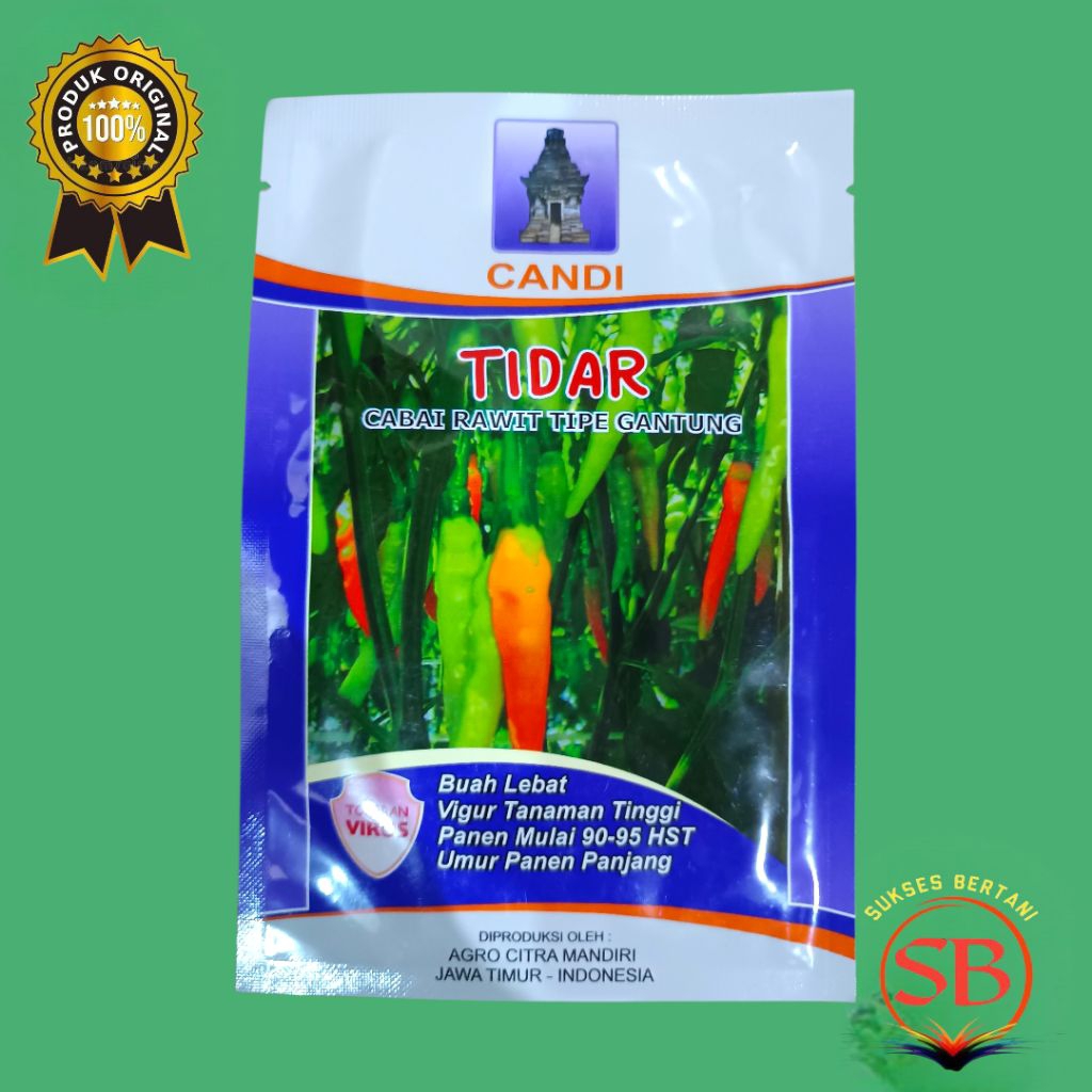 BENIH CABE RAWIT TIDAR KEMASAN 10 GRAM ORIGINAL
