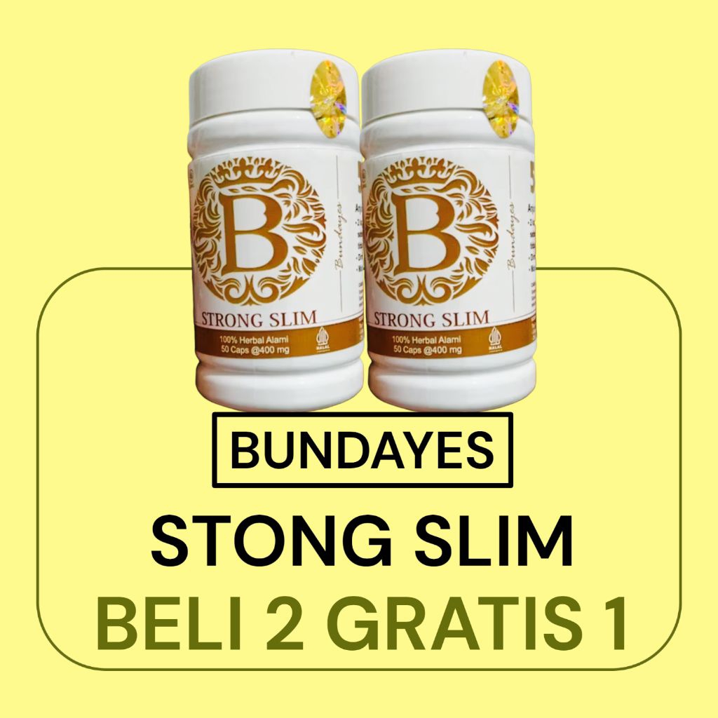 TERLARIS BELI 1 FREE 1  <2 BOTOL>Pelangsing Bundayes Obat Diet Kurus BundaSlim Beauty Herbal Detoksi