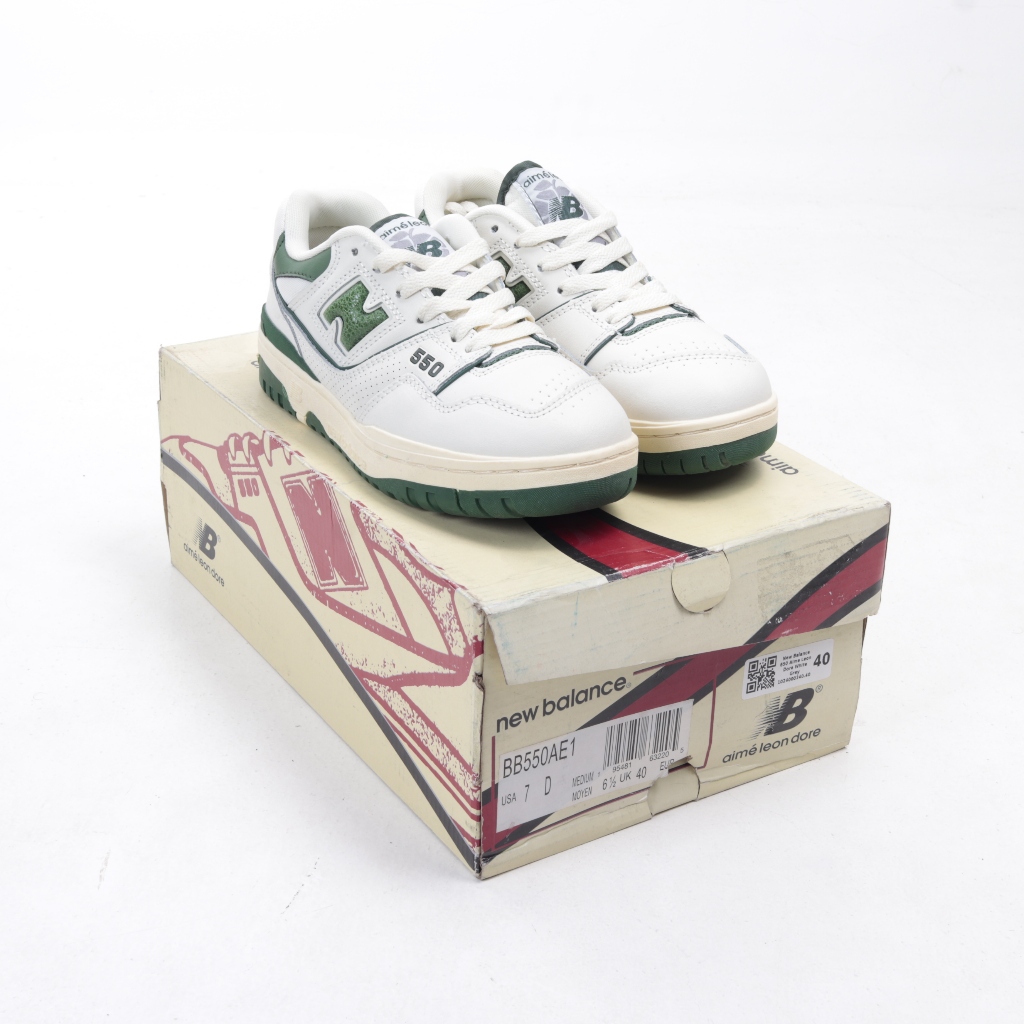 New Balance 550 X Aime Leon Dore White Green