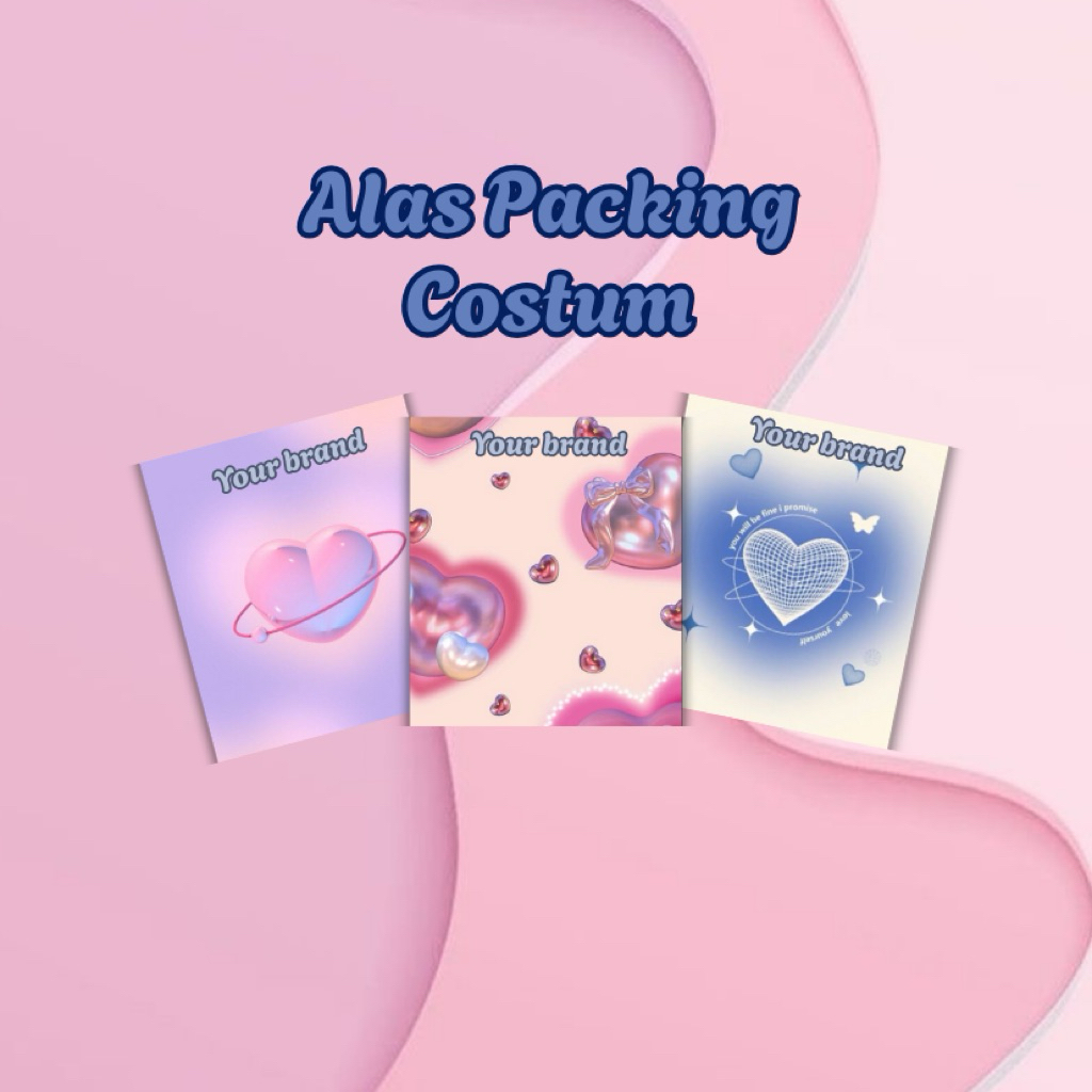 [Free Plastik Opp] Alas Packaging | Alas Packaging Aksesoris Gelang Kalung dll | Bisa Custom