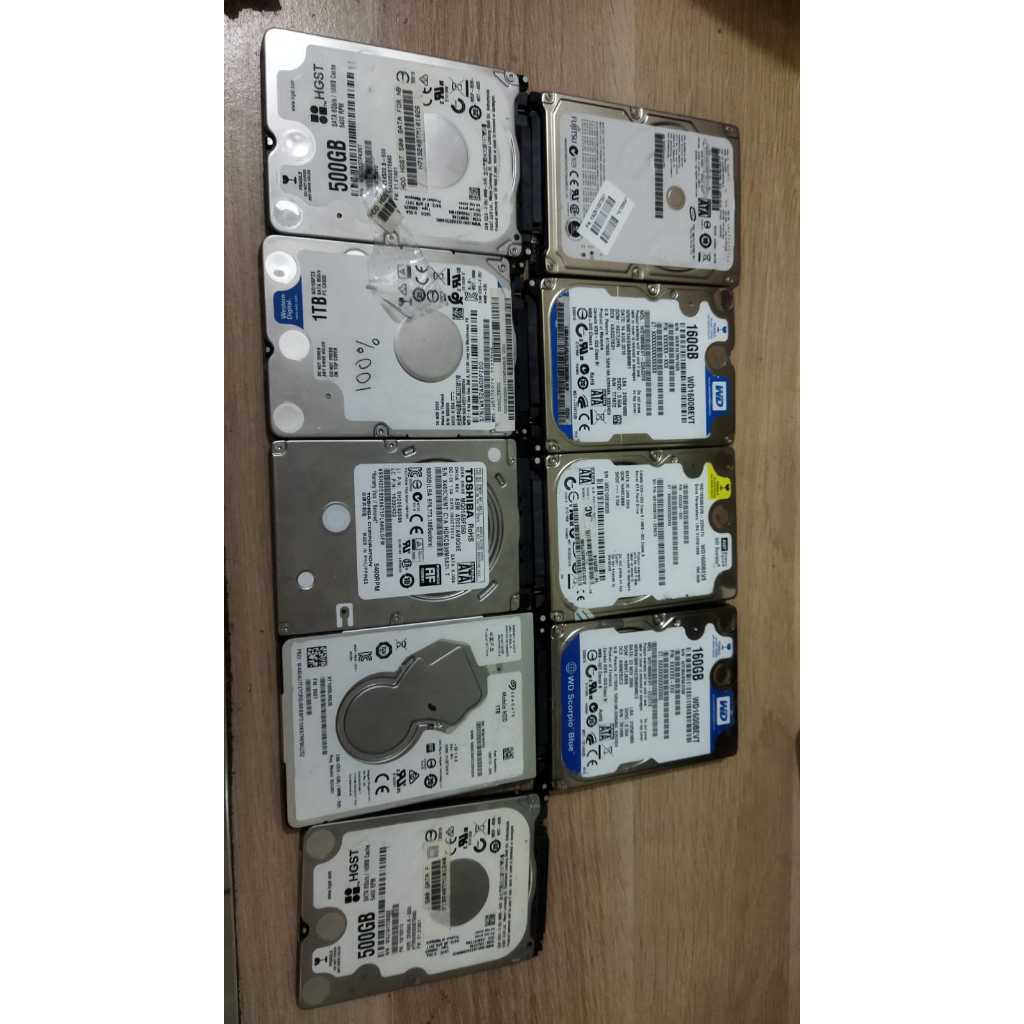 Hardisk Hdd laptop 2.5 Ps3 160 Gb 500GB 1Tb  Mrek Random Surabaya  Rungkut