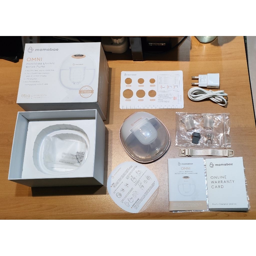 Preloved Pompa ASI Handsfree Momabae Omni, pemakaian 3 bulan