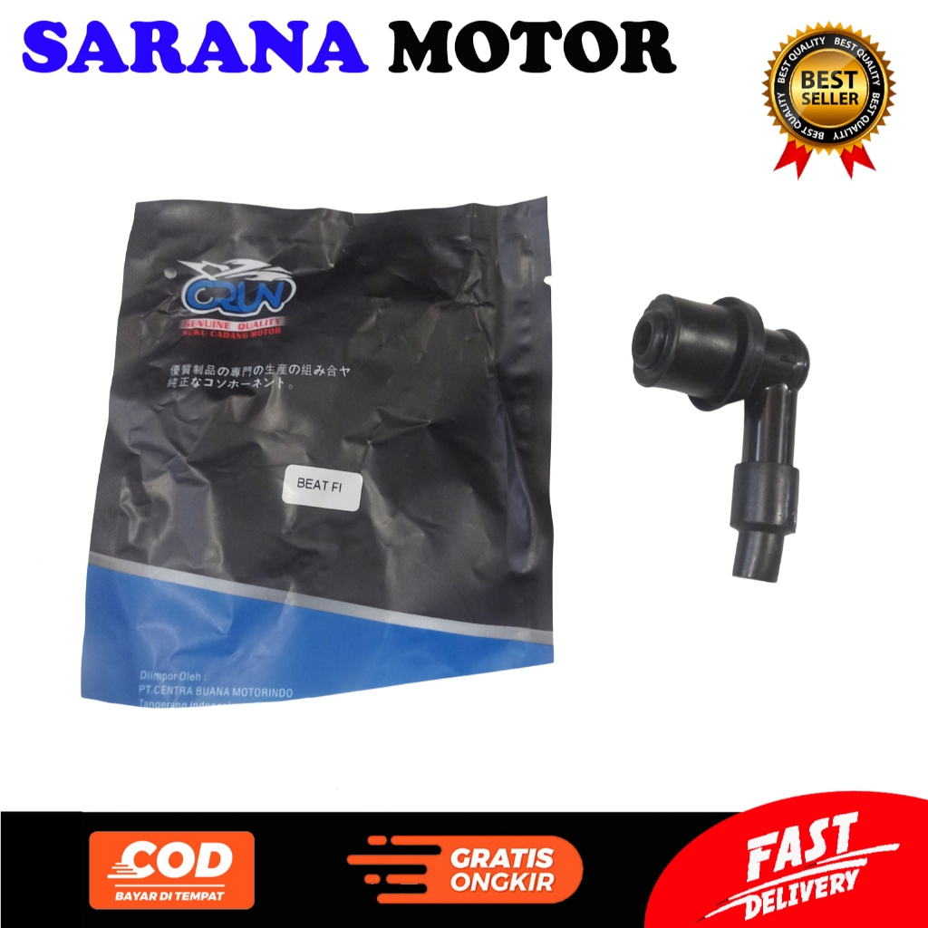 CRUN TUTUP BUSI BEAT FI. CANGKLONG BUSI HONDA BEAT FI INJEKSI