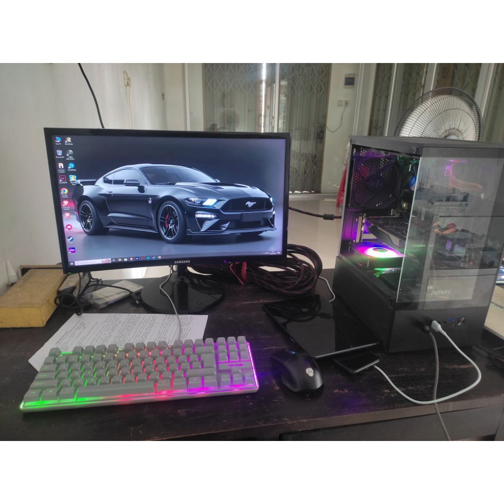 komputer gaming satu set