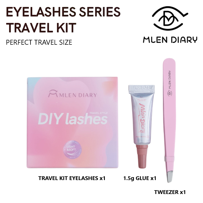 Mlen Diary Eyelashes Series Travel Kit