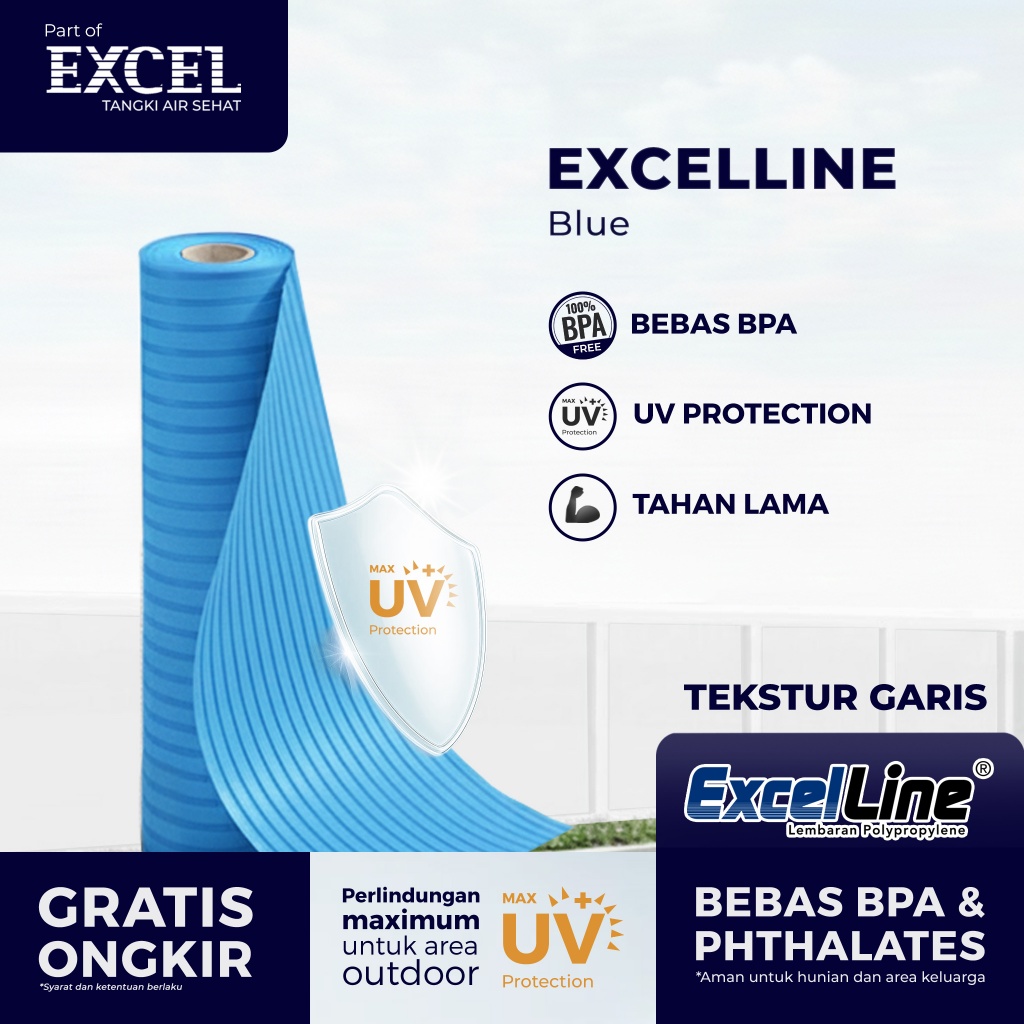 Fiber Pagar Rumah Grahaexcel type EXCELLINE - Penutup Pagar Fiber Roll PP | Dengan UV PROTECTION - B